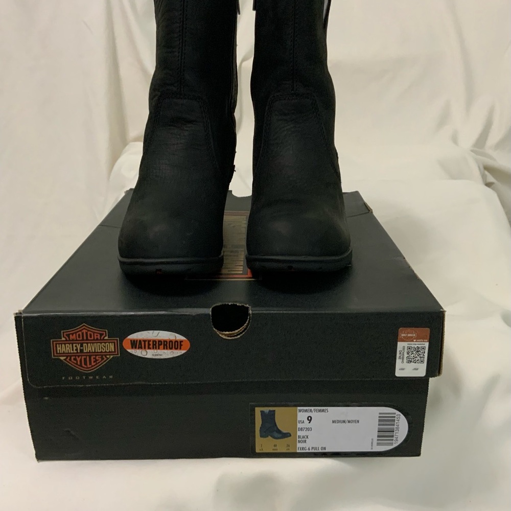Hot deal—PRE-USED ONCE “ WATERPROOF”- HARLEY Davidson BOOTS!